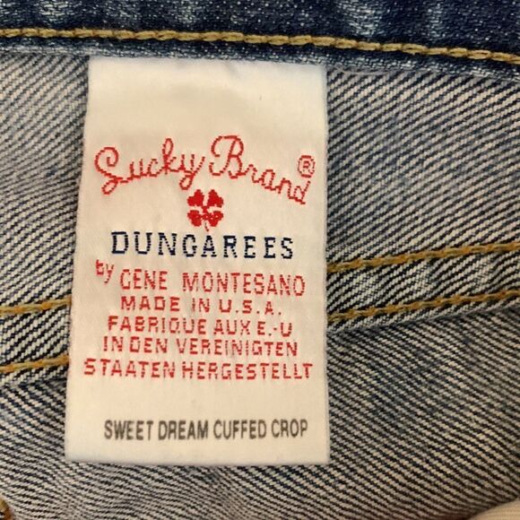 Lucky Brand Distressed Sweet Dream Cuffed Crop Size 4/27 - Picture 6 of 16